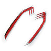Harley Touring Road King Chrome Mid-Frame Air Deflectors (2014-2023)