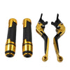 BMW G310R G310GS Gold Extendable Brake Clutch Levers & Handlebar Grips