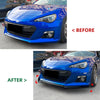 Subaru BRZ Front Bumper Spoiler Lip Splitter Kit (2013-2016)