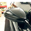 Audi A3 S3 RS3 22-24 w / o Lane Assist 100%Carbon Fiber Add-on Side Mirror Cap