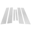 Nissan Sentra (2007-2012) Chrome Silver 6 Pcs Door Pillar Window Trim