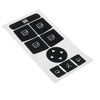 Mercedes Benz Auto Window Switch Button Repair Sticker Decal (2007–2014)