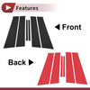 Nissan Almera / Sunny / Versa (2020-2023) Black Door Pillar Window Trim
