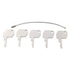 JCB New Holland Backhoe 340 755B 555 655A 5PCS Ignition Key