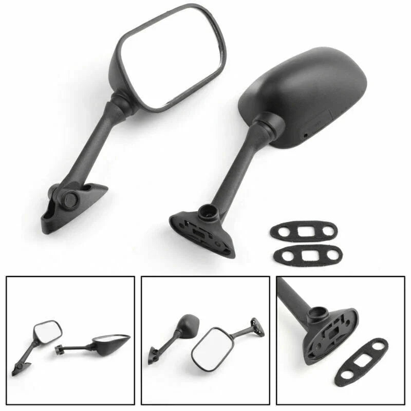 Suzuki GSXR 1000, SV 650 / 1000 (2003-2006) Black 2 x WW F3 F2 Mirrors