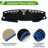 Mercedes E-Class 2010 (2010) - Sun Protector Pad Black Blue Dashboard Cover Mat