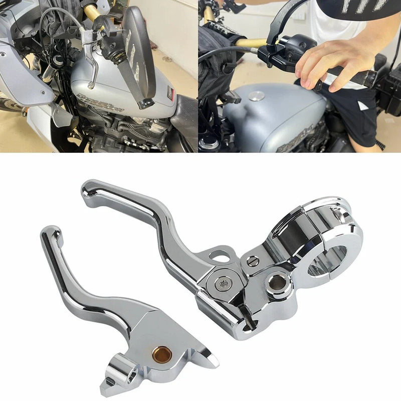 Harley Touring Road Glide FLTRX Freewheeler Brake & Clutch Levers Set (21-23)