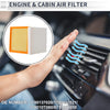 Toyota Prius (2012-2015) 1 Set Engine Cabin Air Filter Combo