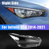 Infiniti Q50 Right Side Headlight Clear Lens Cover (2014-2021)