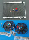 Nissan Skyline R33 R34 GT GTT GTR Aluminum Radiator & Fans (1993-2003)