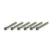 Motorcycle Bike 6pcs M6x50mm Titanium Torx Head Flange Screws