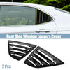 Toyota Camry Glossy Black Rear Side Window Louver Covers