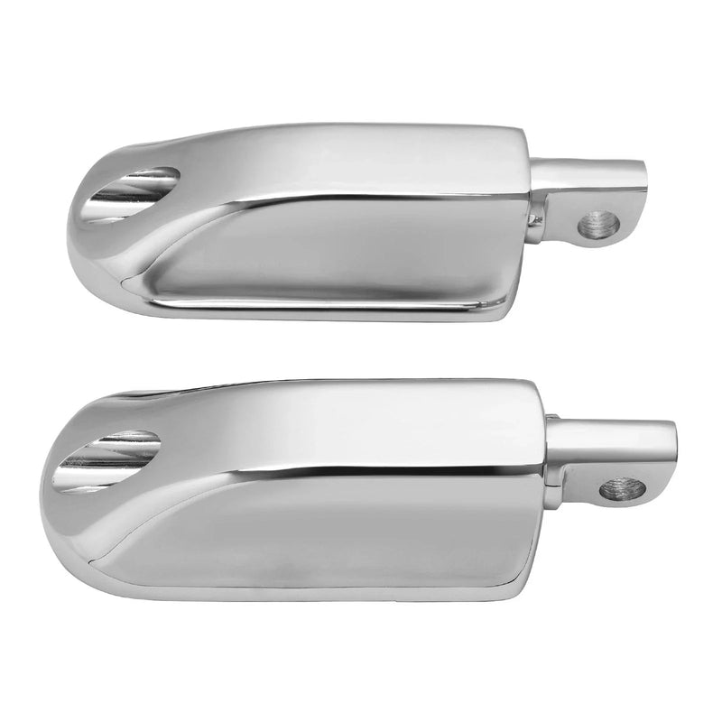 Harley Dyna Wide Glide Chrome Male Mount Highway Foot Pegs