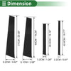 BMW X3 8 Pcs Black Door Pillar Window Trim (2011-2017)