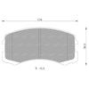 Lancer Colt CG CH RG Front Disc Brake Pad Set (2002 - 2007)