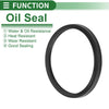 Make Model Oil Seal / 65x73x5mm / Rotary shaft seal NBR Black 5 Pcs