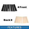 Ford Flex (2009-2015) Black 9 x Door Pillar Window Trim
