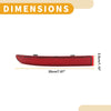 Mercedes Sprinter 1500 (2019-2022) Red Rear Left Bumper Reflector