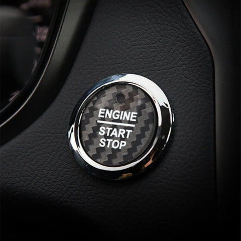 Ford F150, Explorer, Mondeo 1 x Carbon Fiber Engine Button Cover (2016-18)