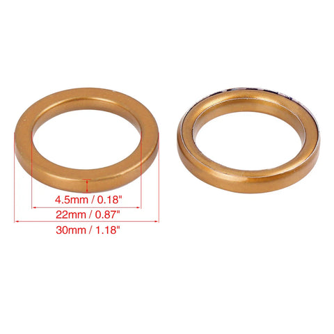 GY6125 O Rings 5pcs 22mm ID 30mm OD Exhaust Muffler Pipe Gasket