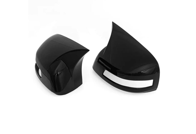 Honda Civic Glossy Black Ox Horn Rearview Mirror Lid Cover Trim (2012-2015)