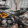 Motorcycle 26.5x23cm Size M Motorcycle Seat Cover Breathable Double Layer 3D Mesh Black