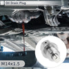 Car / Motorcycle Silver Tone M14x1.5 Engine Oil Drain Plug W/ Gasket