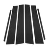 Hyundai Tucson IX35 (2016-2021) Black 6 Pcs Door Pillar Window Trim
