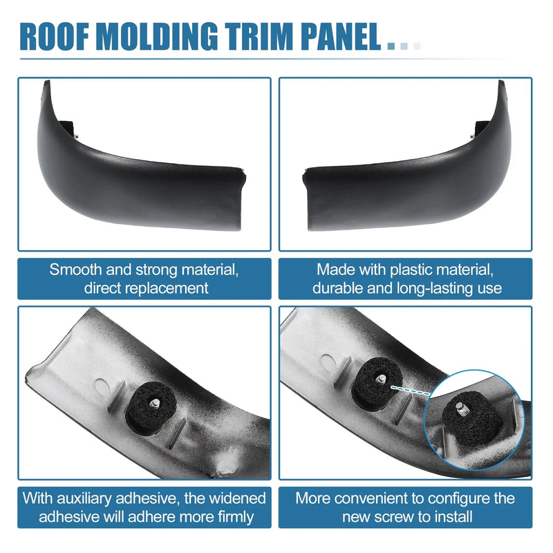 Ford F-250 Super Duty Roof Side Decorative Strips (2017-2023)