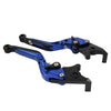 BMW S1000RR S1000R Blue CNC Extendable Brake Clutch Levers (2015-2019)