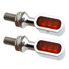 Harley Mini LED Rear Turn Signal Light Orange Lens