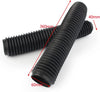 360mm Black Motorcycle Scooter Front Fork Dust Covers