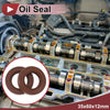 Oil Seal Rotary Shaft Seal FKM Rubber 35x60x12mm Brown 2 x
