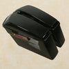 Harley Softail Saddlebags Black Latch Chrome Bracket (1984 - 2017)