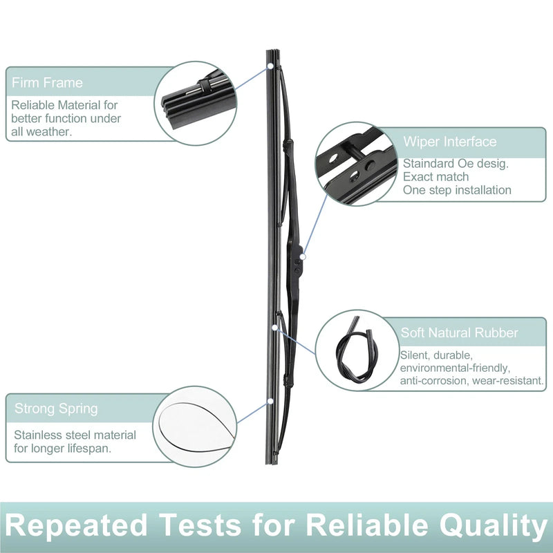 Porsche Cayenne Rear Wiper Blade Arm Set (2003-2010)