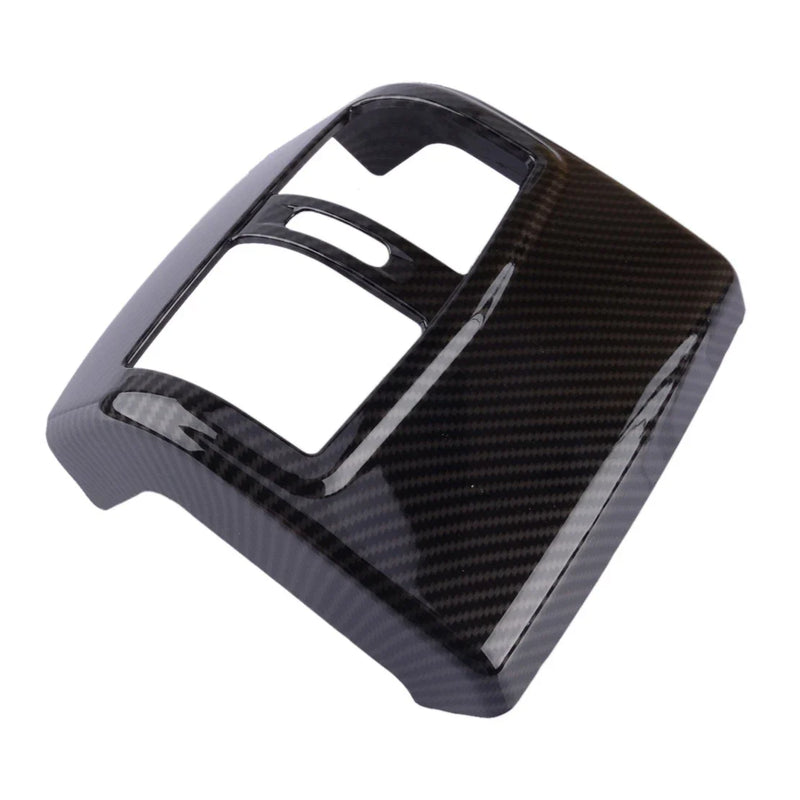 Mercedes Benz E-Class Carbon Fiber Rear Air Vent Outlet Cover Trim (2010-2016)
