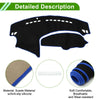 Mazda Axela BL 2009-2013 Sun Protector Black Blue Dash Cover Mat