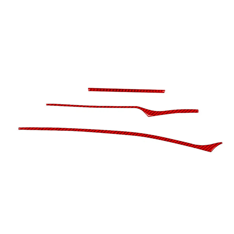 Kia Stinger Dashboard Panel Cover Trim Strips Red (2018-2023)