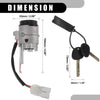 Kia Rio Ignition Switch Door Lock Cylinder w/ Keys (2001-2011)