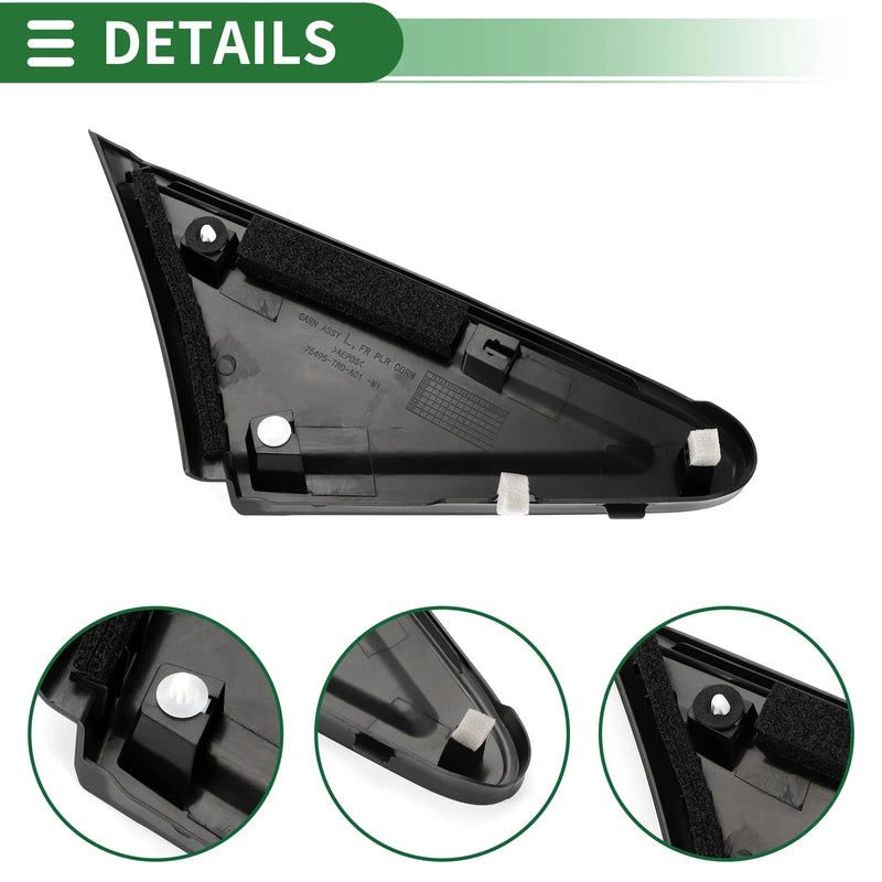 Honda Civic Front Left Side Door Pillar Window Trim (2012-2015)