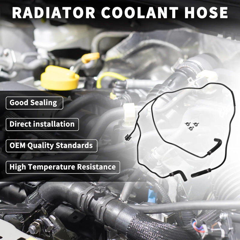 Ford Escape 1.5L (2017-2019) - Black 1 x Piece Radiator Coolant Hose
