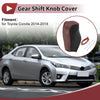 Toyota Corolla 1 Pc / Gear Shift Knob Cover Brown Faux Leather