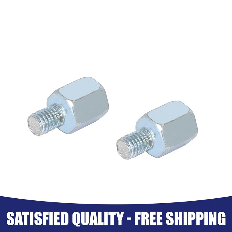 Motorcycle 10mm LH to 8mm LH Rearview Mirror Adapter 2 x