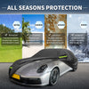 Porsche 911 (2013-2023) with Zipper Waterproof 233D-PU Car Cover