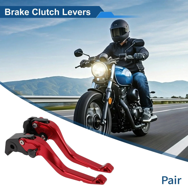 Yamaha YZF-R1 Red Short Brake Clutch Levers (2009–2014)