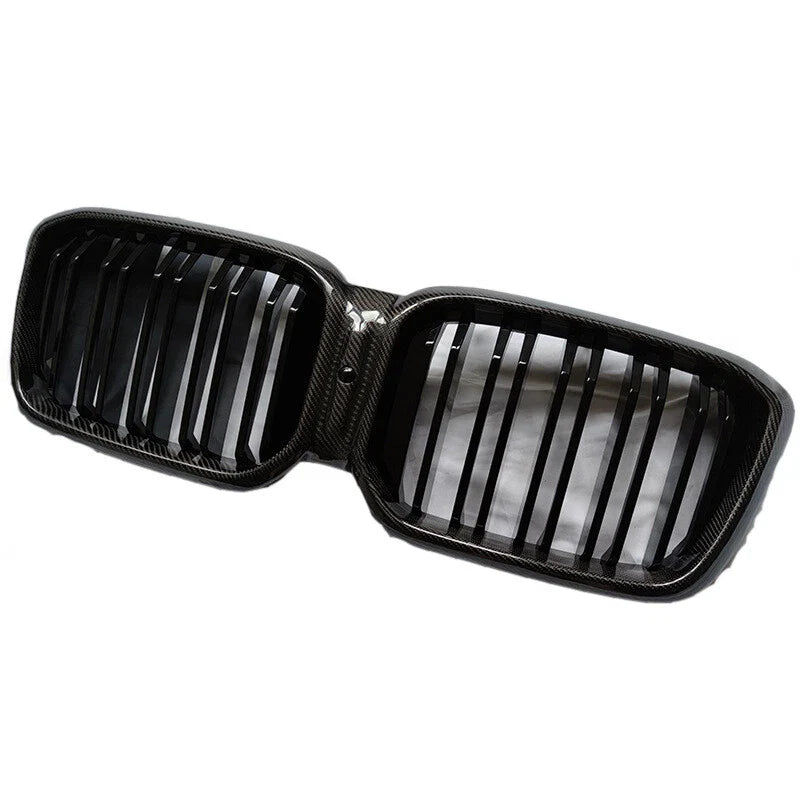 2022+ BMW X3 X4 G01 G02 Carbon Fiber Front Bumper Kidney Grill Grille