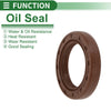 Make Model Oil Seal 32x47x8mm FKM Rubber High Pressure Brown 5 Pcs