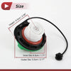GMC Sierra 2500HD 3500HD Black White Green Gas Fuel Tank Cap