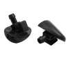 Peugeot 206 Black ABS Front Windshield Cleaning Nozzles (2000-2010)