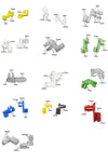 Auto Door Lock Rod Clip Retainer Assortment 160 x Mixed Plastic Fasteners